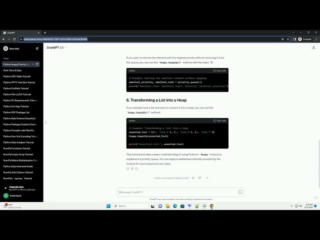 python priority queue methods