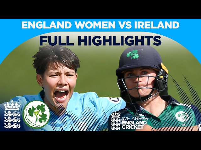 Dunkley OUTSTANDING Batting & Wong Takes Big Wickets  | England Women vs Ireland ODI 2026