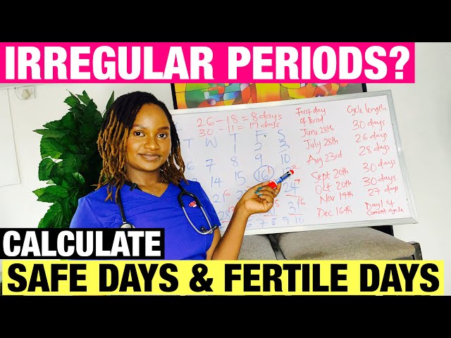 How To Calculate Safe Days & Fertile Days with Irregular Periods