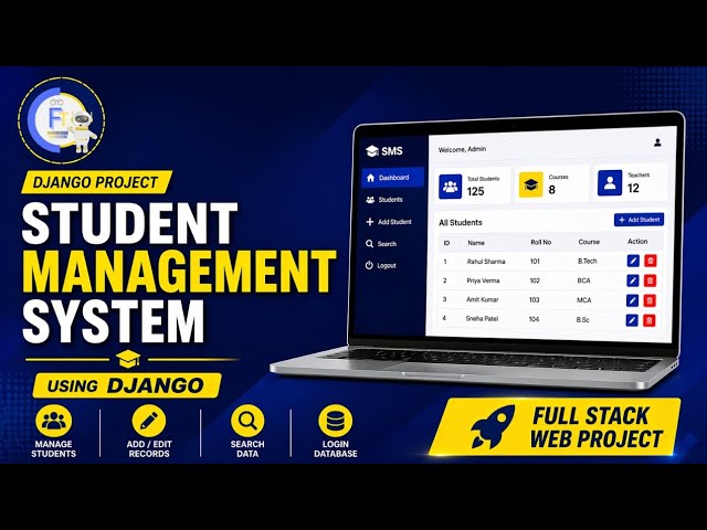 Full Stack Web Development 💻 | Django Python Project #தமிழ் 