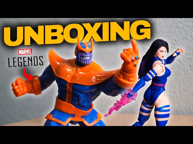 UNBOXING THANOS & PSYLOCKE MARVEL LEGENDS