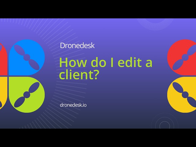 How do I edit a client?