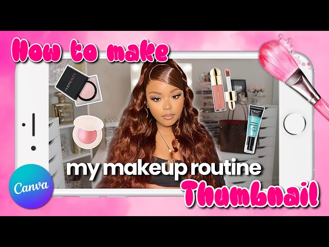 HOW TO MAKE A CUTE THUMBNAIL ON YOUR IPHONE FOR FREE USING CANVA!