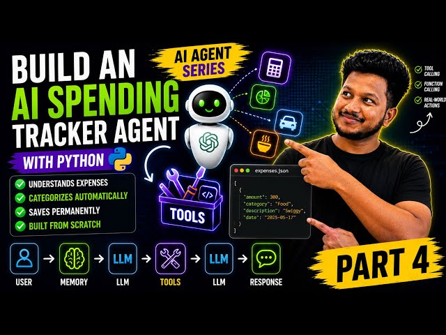 Build Your First AI Agent Project with Python 🤖 | AI Spending Tracker