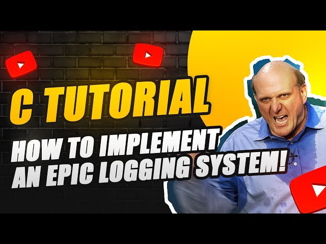 C Programming Tutorial: How to implement an EPIC logging system to your codebase!
