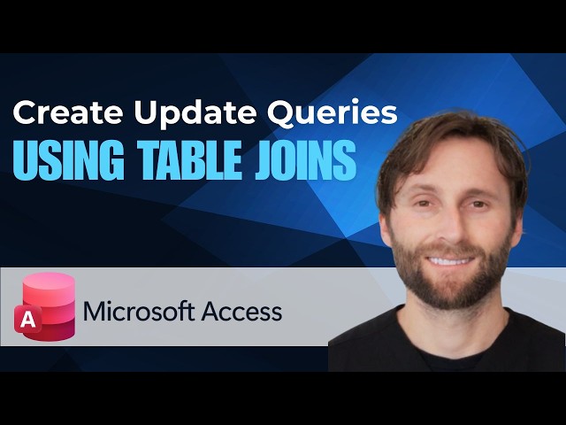How to Create Update Queries in Microsoft Access Using Table Joins [2026 Guide]