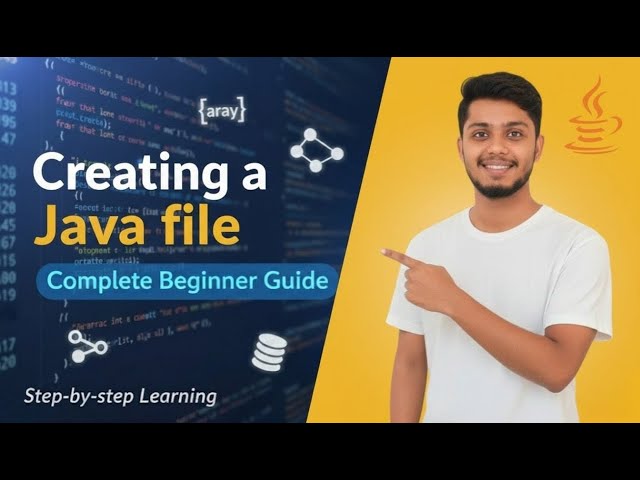 Creating Java File | Video 1