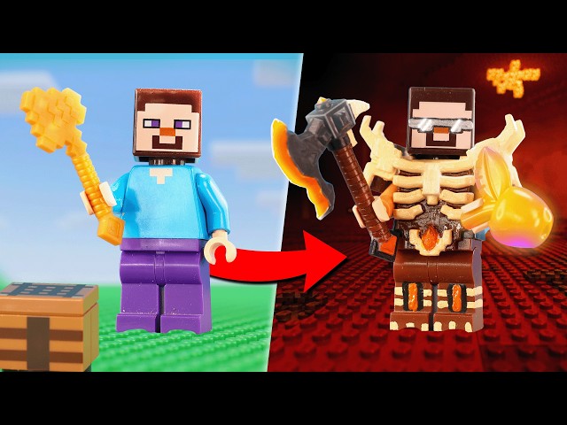 I UPGRADED LEGO Minecraft Minifigures...