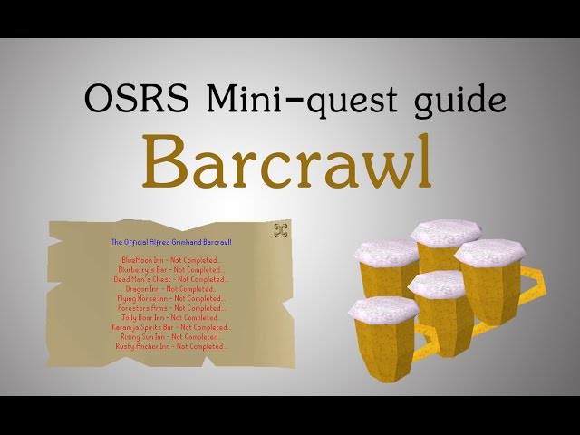 [OSRS] The Alfred Grimhand barcrawl mini quest guide