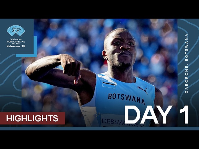 Pure relay emotion in Gaborone - Full Highlights Day 1 | World Athletics Gaborone Relays 26
