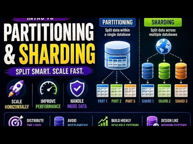 22. Intro to Sharding and Partitioning | System Design basic 