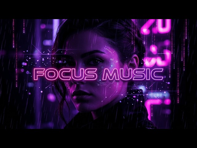 Deep Electronic Music | Dark Neon Garage Soundscape for Work, Study, Concentration & Creative Flow