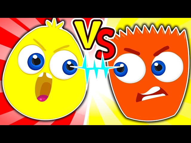 The Adventures of Op and Bob. Learning Colors in Spanish | Adventures of Op and Bob