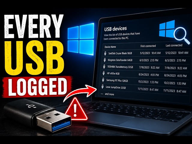 Windows Remembers Every USB Device You’ve Ever Plugged In