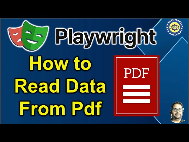 How to read/validate data from PDF file in Playwright | Pradeep Nailwal