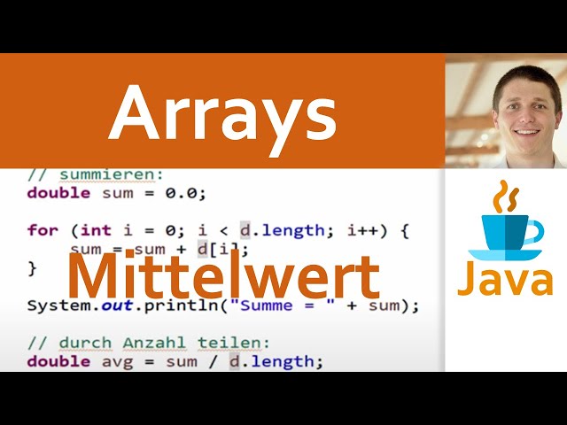 💻 JAVA | Arrays 04 - Example: Calculating the mean