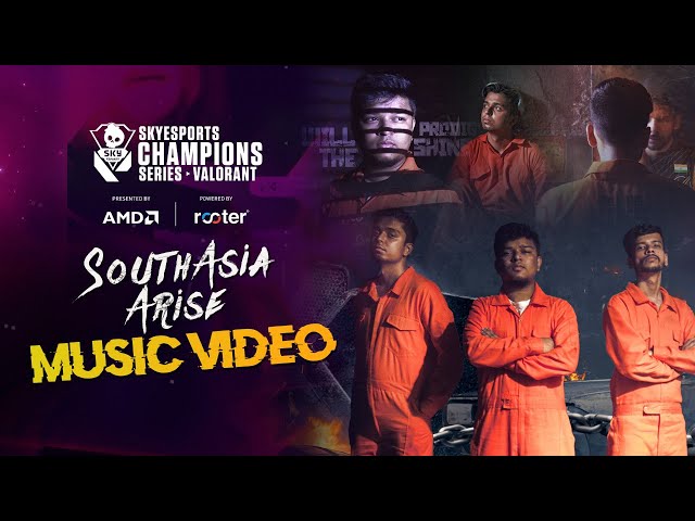 South Asia Arise | Skyesports Champions Series | Official Music Video ft. SKRossi, Antidote, DM
