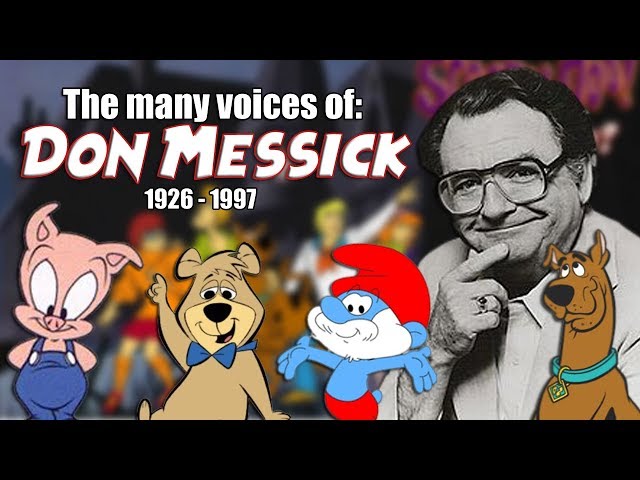 Many Voices of DON MESSICK (Scooby-Doo / Papa Smurf / Boo-Boo Bear)