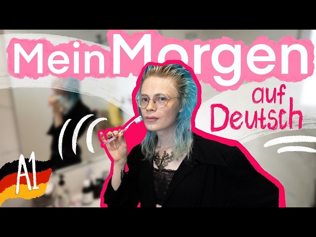 My morning vlog in EASY and SLOW German / Beginner German Comprehensible Input A1