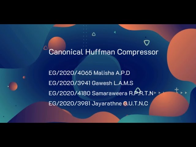 File Compressor using Haskell (Canonical Huffman Compression)