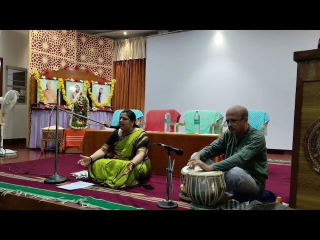 Gopala Radhalola #smaran #bhajan #krishna #createeveryday at Ramakrishna ashrama Mysuru