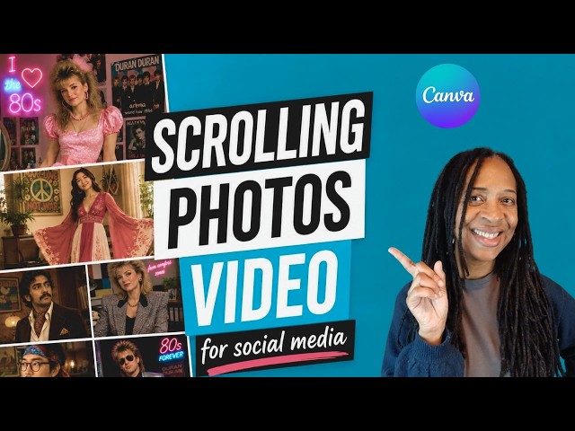 Make a Scrolling Photo Video in Canva for Social Media