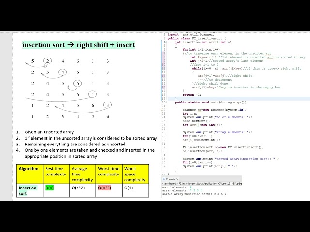 DSA WITH JAVA_6_SORTING_ii)insertion