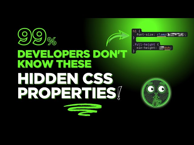 Hidden CSS Properties! (dvh, clamp & More in 7 minutes) 🤫