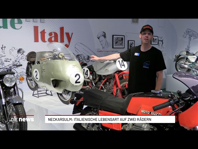 Italienische Lebensart auf zwei Rädern: Motorräder aus Italien im Zweirad- und NSU-Museum