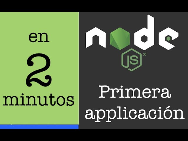 Tu primer programa en Node.js