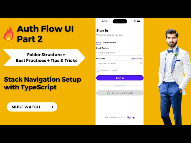 🔥Mastering React Native Auth: A Step-by-Step UI Guide! | PART 2 | Urdu/Hindi