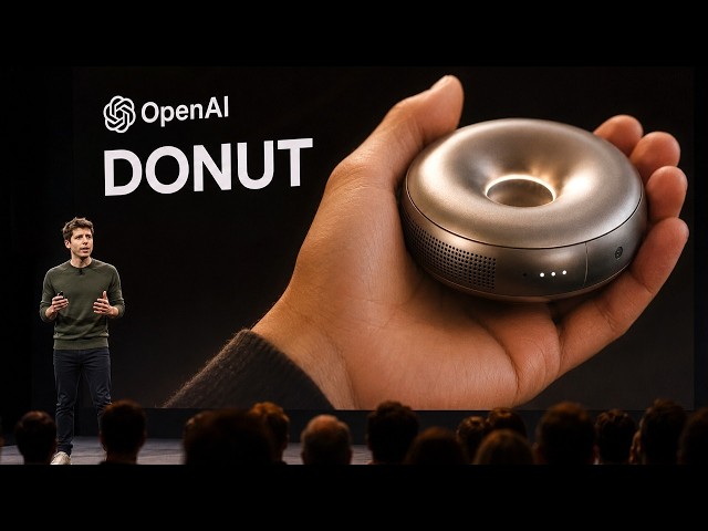 OpenAI’s Controversial AI Device Just Leaked… And It’s Literally a Donut