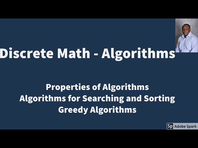 Discrete Math - Algorithms