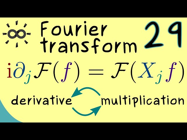 Fourier Transform 29 | Differentiation and Multiplication Operator