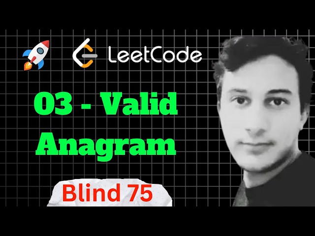 Challenge Neetcode  [03] Problem Solving DSA : Valid Anagram #leetcode  #developer #algorithms