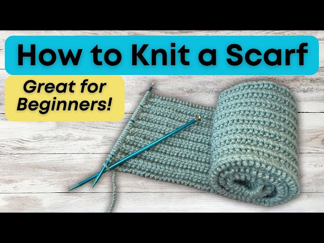 🧣 Easy & Beautiful Broken Rib Stitch Scarf | 2-Row Repeat Knitting Pattern for Beginners