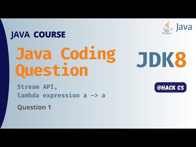 Java 8 Coding Interview Question Episode 2 | Stream API | Filter | Collect | S1E2