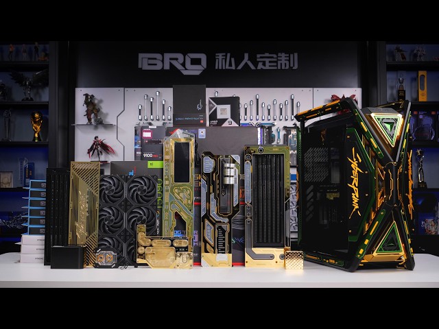 「BRO」The Cyberpunk 2077 Custom PC! ⚡ ROG RTX 5090 + Ryzen 9 9950X3D #pcbuild