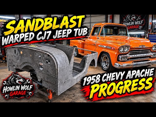 1958 Apache + Jeep CJ7 Progress and update