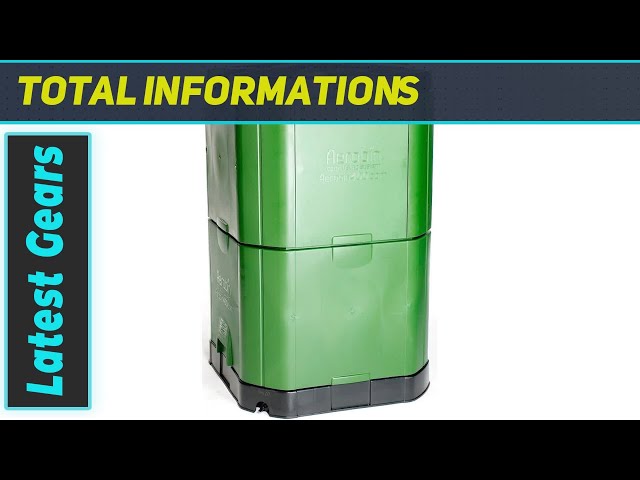 Exaco Aerobin 400 Insulated Compost Bin: The Ultimate Solution for Year-Round Composting!