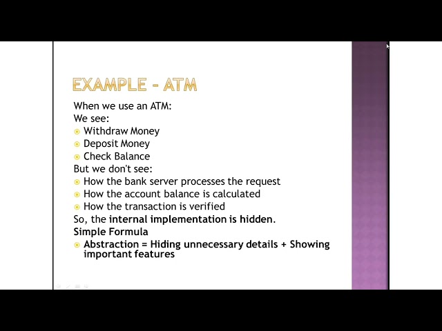Part 1 Abstraction and abstraction class in java 
