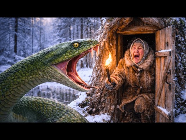 80 Year Old Widow Escapes From Giant Snake | Extreme Yakutia Survival