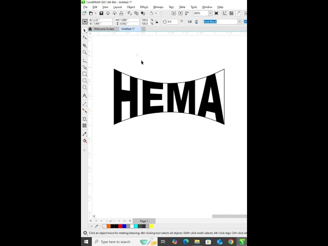 Coreldraw Tutorial - Use Envelope For More Tips