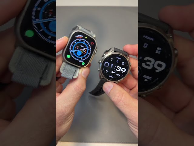 Garmin Fenix 9 Pro vs Apple Watch Ultra Side by Side Comparison