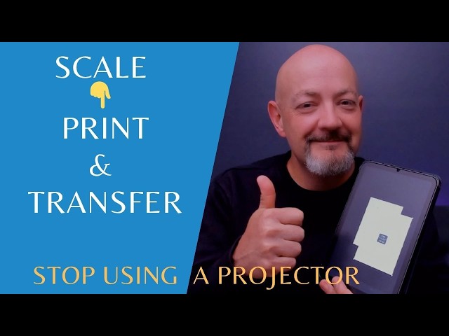 How to Print ANY Size Line Drawing at Home With Just Your iPad & Printer