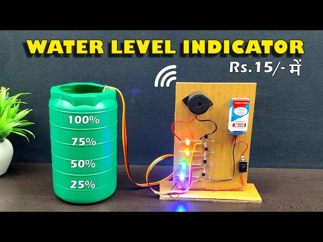 Water Level Indicator Project || Water Level|| Science Working Project|| Science|| #eazytronic #iod