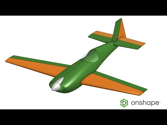 Surface Modeling AIRPLANE Designs Made EASY with Onshape