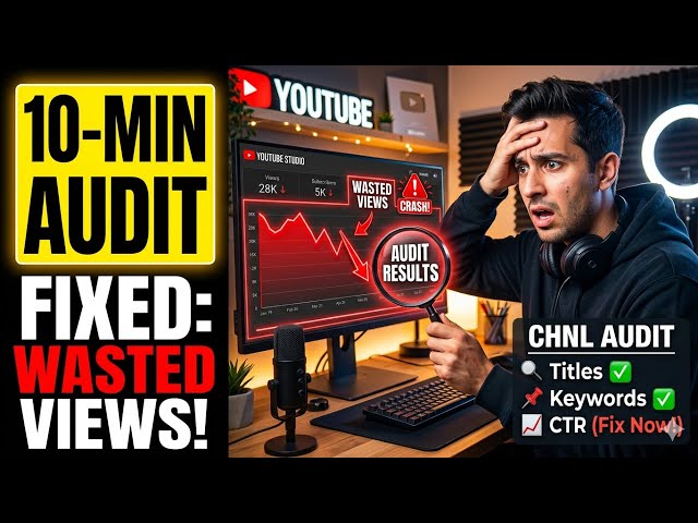 The 10-Minute YouTube Channel Audit That Fixes Wasted Views