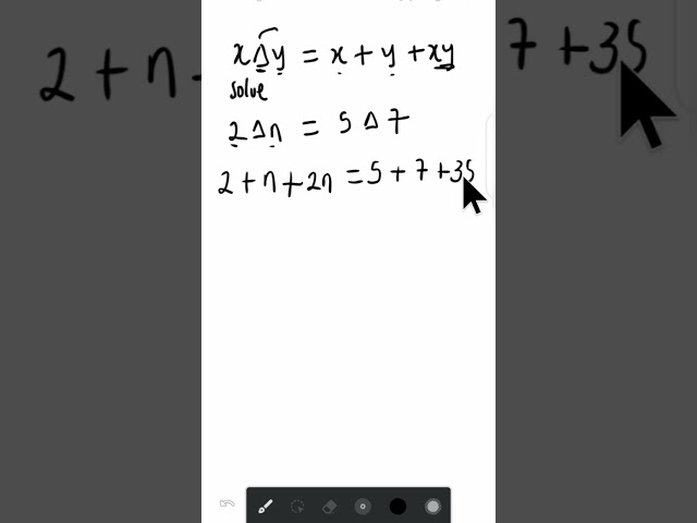 Solving a Binary Operations problem so easy. #olympiadmaths