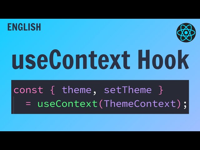 useContext hook in ReactJS